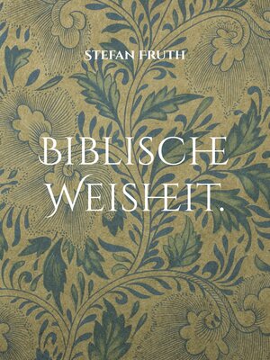 cover image of Biblische Weisheit.